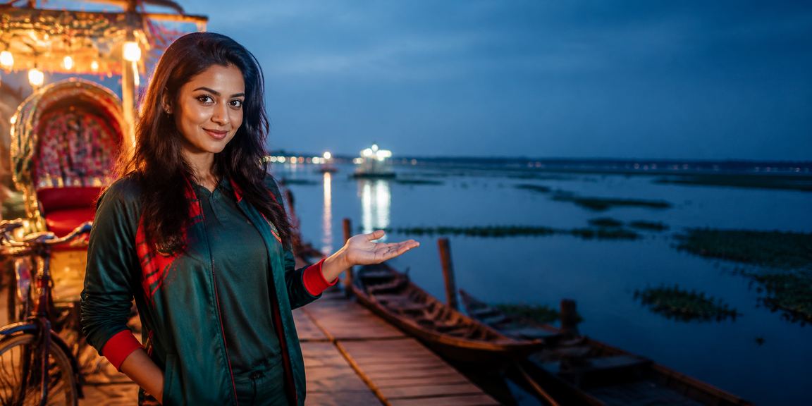 ঢাকার রিকশার সামনে ক্রিকেট বেটিং করছেন ব্যবহারকারী